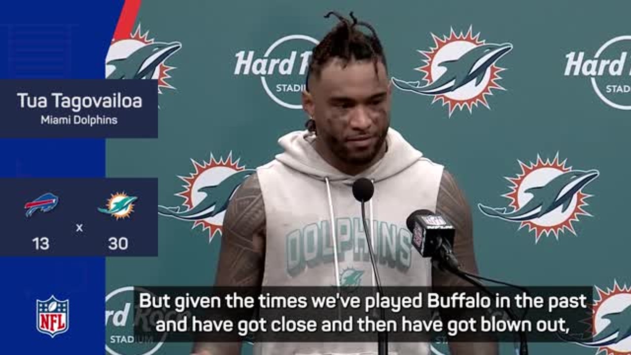 Dolphins celebrate 'special' win over Bills for first time since 2022