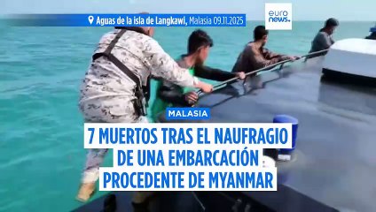 7 muertos y 13 supervivientes tras el naufragio de una embarcación procedente de Myanmar