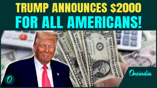 ‘TARIFFS MADE US RICH!’: Trump Promises $2,000 To Every American; Blasts ‘FOOLS’ Protesting Tariffs