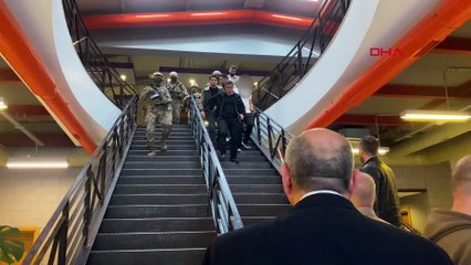 Beinsport binasında korku dolu dakikalar! Şahıs ikna edilerek emniyete götürüldü