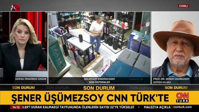Sındırgı 3 ayda 15 bin 300 kez sarsıldı: Faylar kırıla kırıla nereye gidiyor? Şener Üşümezsoy, CNN TÜRK'te değerlendirdi