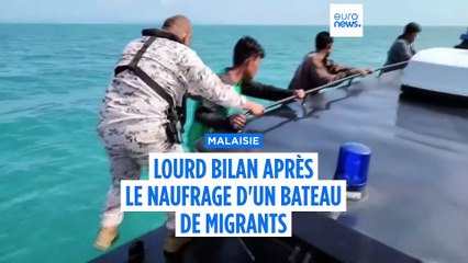 Malaisie : au moins treize morts le naufrage d'un bateau de migrants