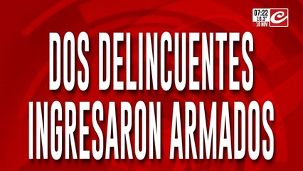 Delincuentes armados ingresaron a una heladería y se llevaron todo lo que pudieron