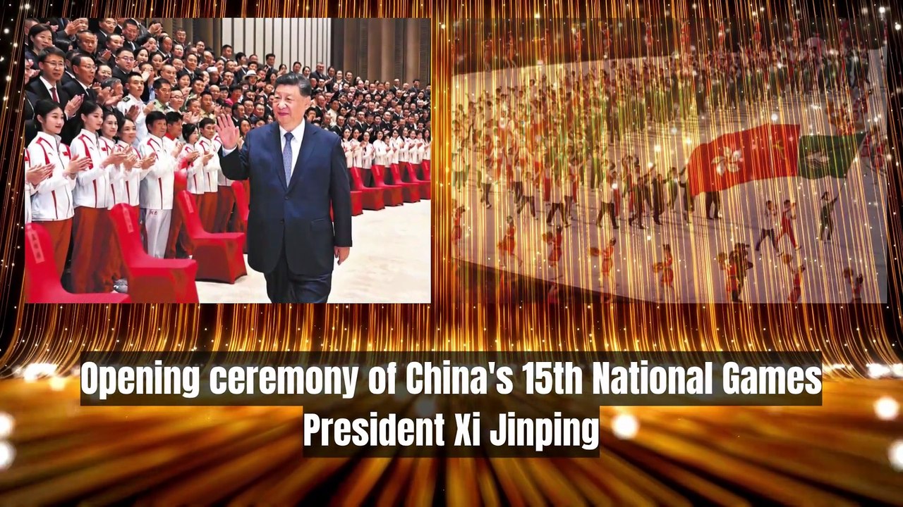 Opening ceremony of China's 15th National Games...