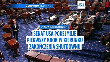 Senat USA robi pierwszy krok w kierunku zakończenia zamknięcia rządu