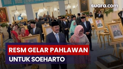 Setelah Tiga Kali Diusulkan, Soeharto Resmi Dianugerahi Gelar Pahlawan Nasional
