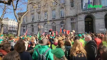 La mobilisation des enseignants liégeois est un succès estiment les syndicats