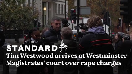 Former Radio 1 DJ Tim Westwood arrives at Westminster Magistrates' court over rape charges