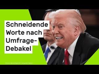 Donald Trump: "Ich sitze im Oval Office!" - schneidende Worte nach Umfrage-Debakel
