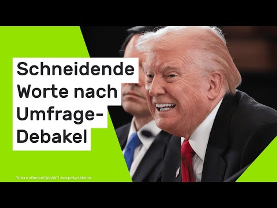 Donald Trump: 'Ich sitze im Oval Office!' - schneidende Worte nach Umfrage-Debakel