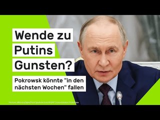 Ukraine-Krieg aktuell: Wende zu Putins Gunsten? Pokrowsk könnte "in den nächsten Wochen" fallen