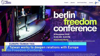 Tsai Arrives in Berlin as Taiwan Seeks To Boost Europe Ties