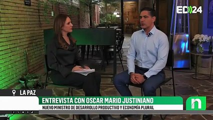 Óscar Mario Justiniano, ministro de Medio Ambiente y Agua e interino de Desarrollo Productivo y Economía Plural