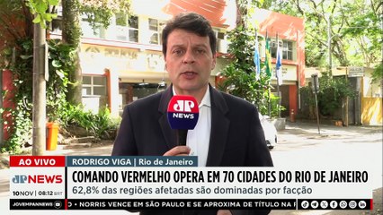 Relatório: Comando Vermelho domina 70 dos 92 municípios do Rio de Janeiro