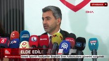 Amed Sportif Faaliyetler Başkanı Eren teknik heyet ve futbolculara güvenini vurguladı