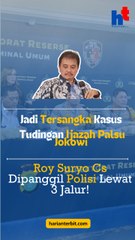 Jadi Tersangka Kasus Tudingan Ijazah Palsu Jokowi, Roy Suryo Cs Dipanggil Polisi Lewat 3 Jalur!