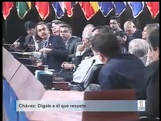 El Rey a Chávez; '¿Por qué no te callas¿'  (Telediario TVE)