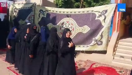 اقبال كبير من سيدات قنا على لجان الاقتراع بانتخابات مجلس النواب