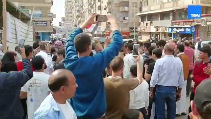 توافد كثيف من الناخبين على لجان الاسكندريه وبالتحديد مدرسه الحسن بن الهيثم بالعامرية غرب الإسكندرية