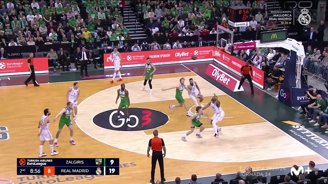 Zalgiris Kaunas Real Madrid Baloncesto Euroleague 2024