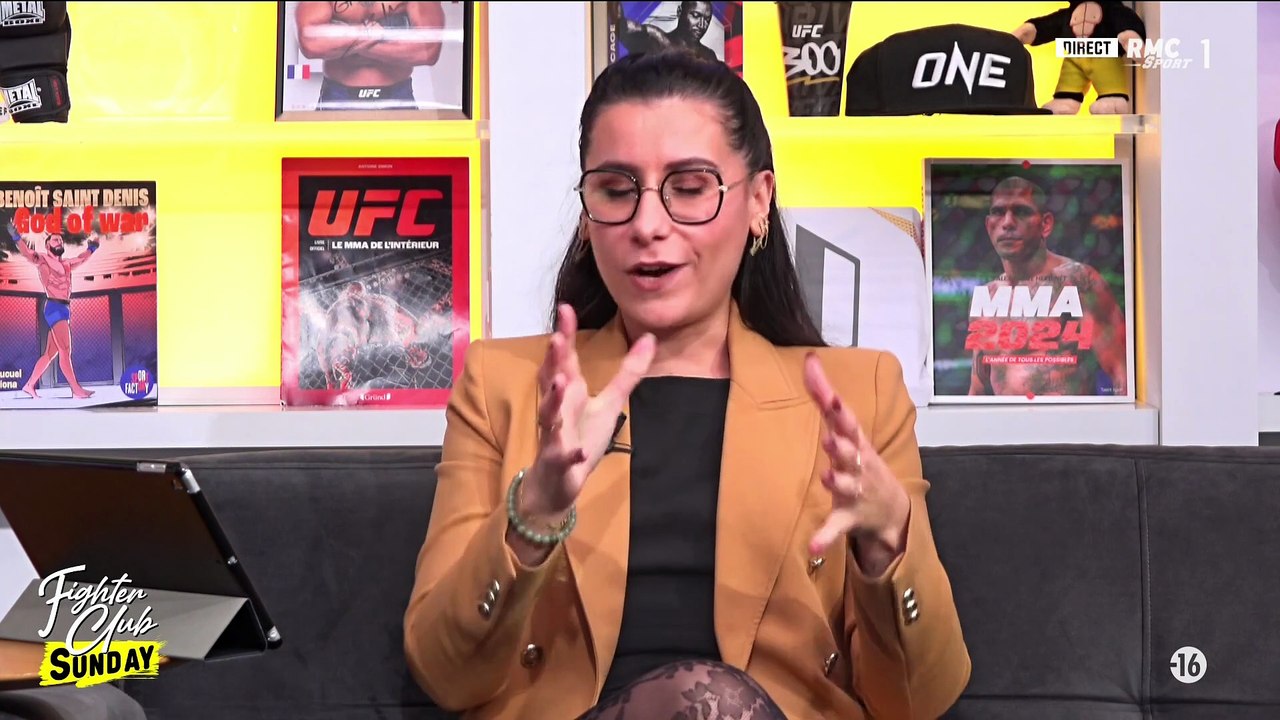 Flora Moussy - RMC Sport (09/11/2025) : Fighter Club Sunday – Le Tournoi Hexagone MMA à 100 000€ et l'UFC 322 (Benoît Saint-Denis) 🏆🇫🇷