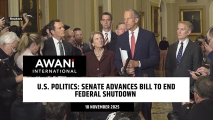 U.S. politics: Senate advances bill to end federal shutdown