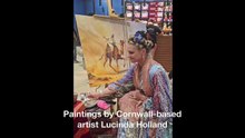 Paintings by Cornwall-based artist Lucinda Holland