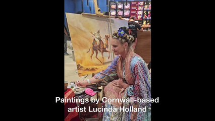 Paintings by Cornwall-based artist Lucinda Holland