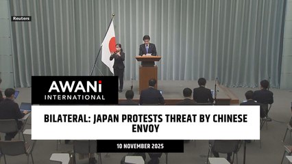 Bilateral: Japan protests threat by Chinese envoy