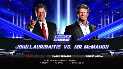 WWE '13 - John Laurinaitis vs. Mr McMahon