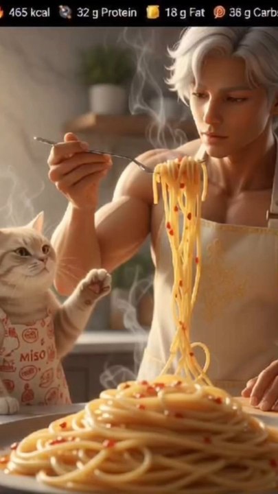 “POV: You’re Eating Spicy Miso Carbonara After the Gym 🍝💪 (So Satisfying)”