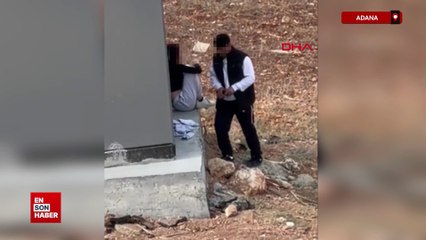 Adana'da tartıştığı kadını çantayla darbetti