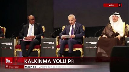 Mısır’da Türkiye’nin ulaştırma vizyonunu anlattı