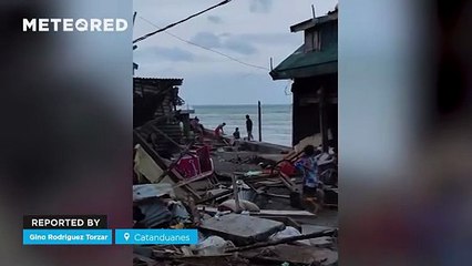 Super Typhoon Fung Wong has devastated the island of Catanduanes, Philippines