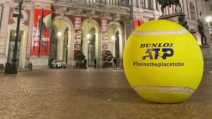 Le palline giganti delle Atp Finals di Torino, ecco come sono state create