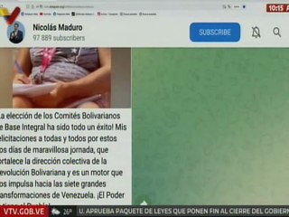 Pdte. Maduro: La elección de los Comités Bolivarianos de Base Integral ha sido todo un éxito