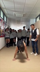 Student shocks entire class with strength !! 😱😱