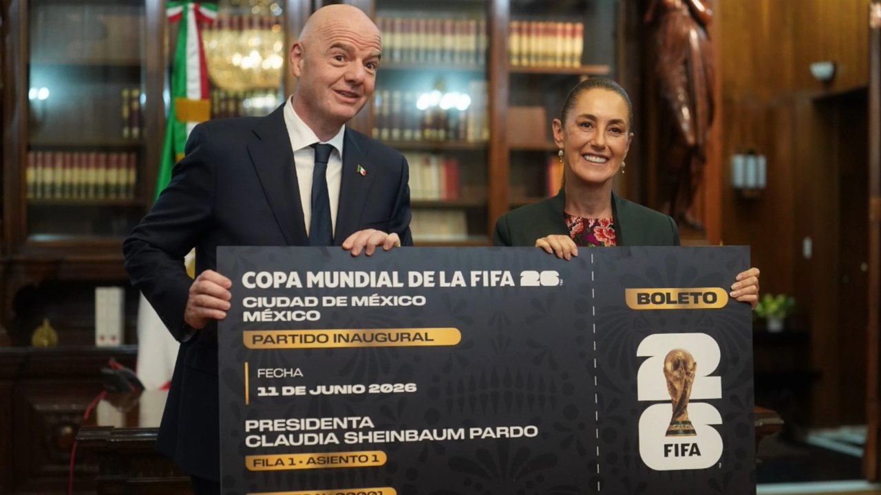 Claudia Sheinbaum reitera lo que hará con su boleto para la inauguración del Mundial 2026