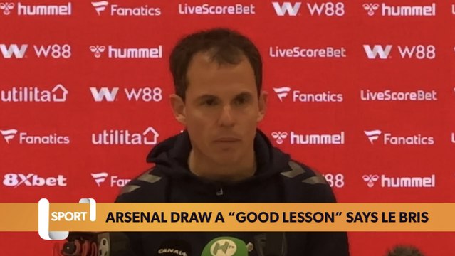 “It’s a good lesson!” | Régis Le Bris | Sunderland 2-2 Arsenal