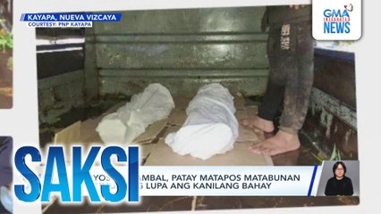 5-anyos na kambal, patay matapos matabunan ng gumuhong lupa ang kanilang bahay | Saksi