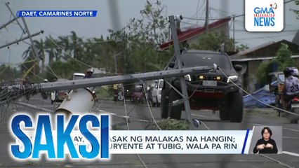Mga pangunahing serbisyo sa Camarines Norte, labis na naapektuhan ng Bagyong Uwan | Saksi