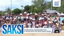 GMA Kapuso Foundation, nagpaabot ng tulong sa mga nasalanta ng Bagyong Uwan | Saksi