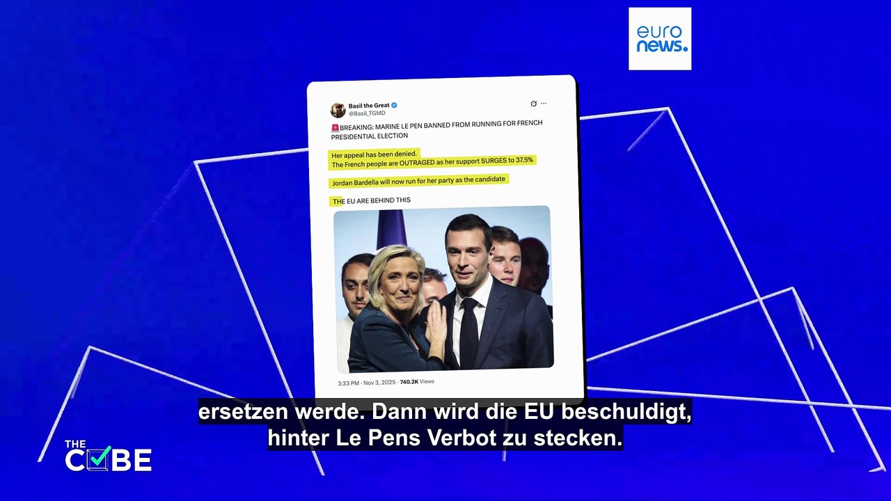 Faktencheck: Wurde Le Pens Einspruch gegen ihre Verurteilung abgelehnt?