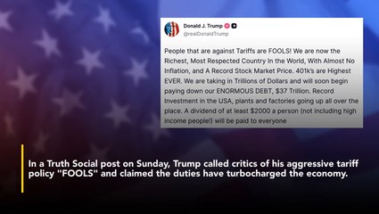 Trump Says Every American Will Receive 'At Least' $2,000 From Tariffs; Scott Bessent Has This To Say On How It Will Reach People