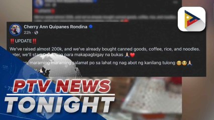 Filipino volleyball player Sisi Rondina extends help to Typhoon #TinoPH victims