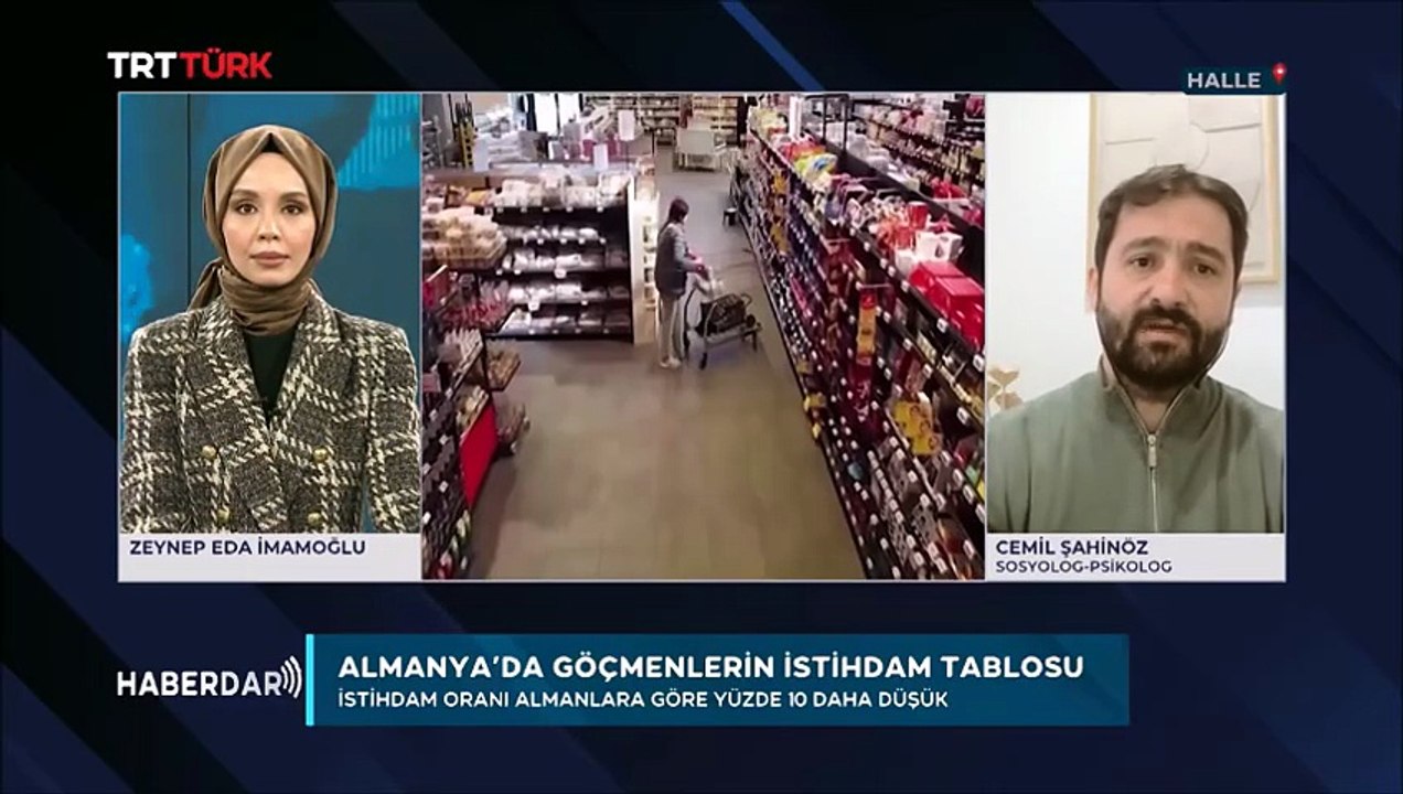 Almanya´da göcmenlerin istihdam tablosu (TRT Türk, Haberdar, 06.11.2025)