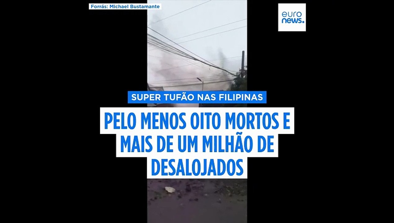 Supertufão Fung-wong causa quatro mortes e obriga à retirada de 1,4 milhões de pessoas nas Filipinas
