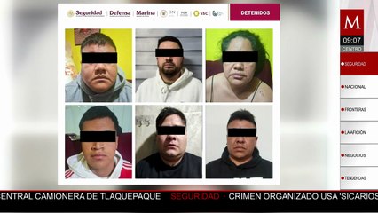 Detienen a seis personas tras cateos en CDMX