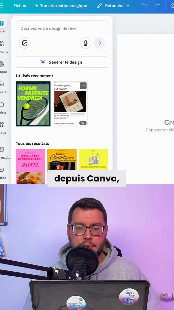 ⁣Nouveau :  Créer et Envoyer des mails sur Canva