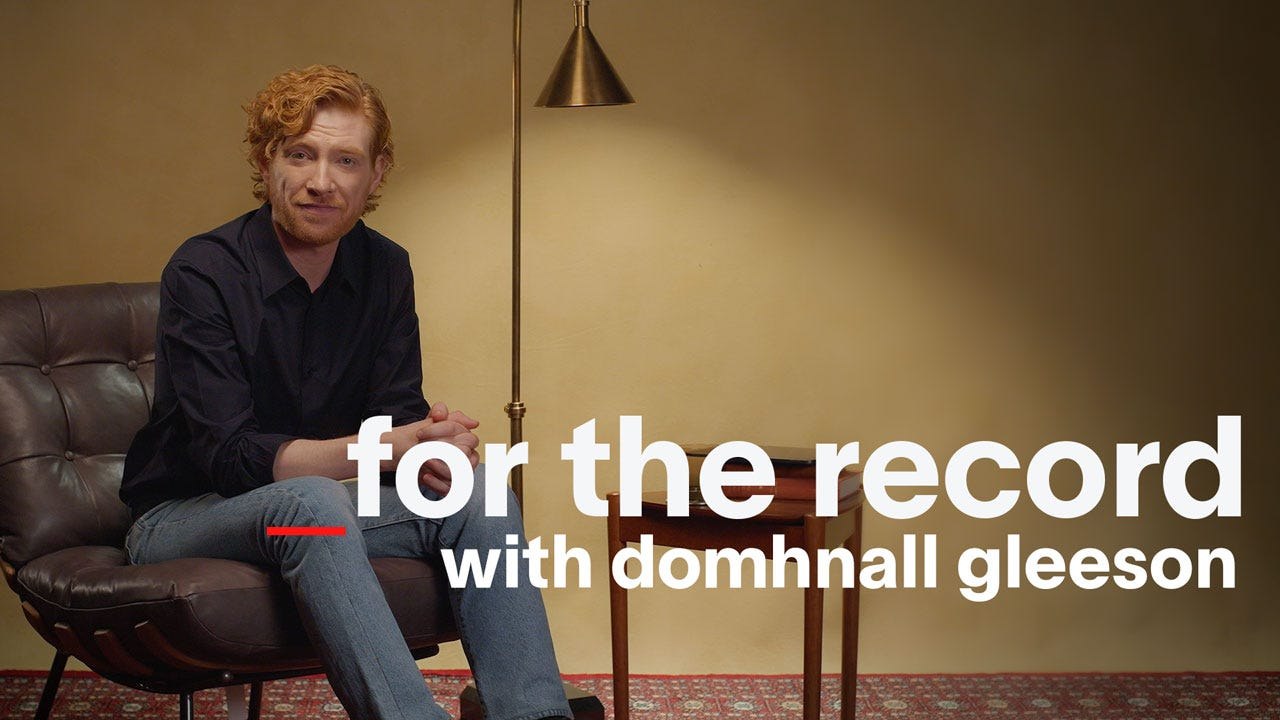 Domhnall Gleeson on Harry Potter, Star Wars, About Time and The Paper | For the Record | Esquire